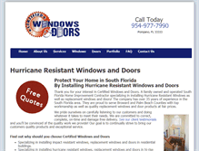 Tablet Screenshot of certifiedwindowsanddoors.com